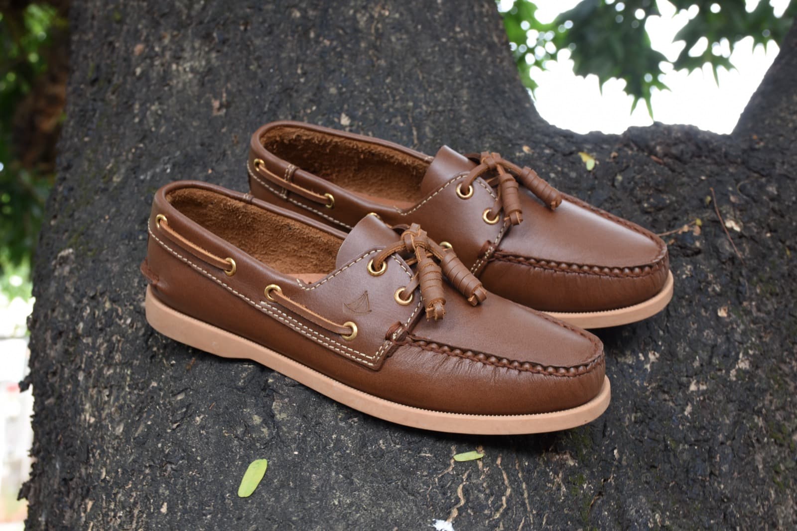 Seacrest boat shoes, charcoal